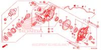ENGRENAGE FINAL ARRIERE pour Honda FOURTRAX 420 RANCHER 4X4 AT DCT IRS EPS de 2018