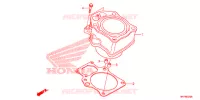 CYLINDRE pour Honda FOURTRAX 420 RANCHER 4X4 AT DCT IRS EPS CAMO de 2018