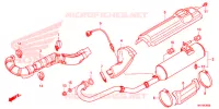 SILENCIEUX D'ECHAPPEMENT pour Honda FOURTRAX 420 RANCHER 4X4 AT DCT IRS EPS CAMO de 2018