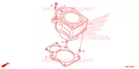 CYLINDRE pour Honda FOURTRAX 500 RUBICON DCT EPS de 2019