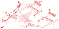 PEDALE   REPOSE PIED pour Honda FOURTRAX 500 RUBICON DCT EPS de 2019