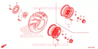ROUE AVANT pour Honda FOURTRAX 500 RUBICON DCT EPS de 2019