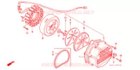 ALTERNATEUR pour Honda VFR 400 DRIVING SCHOOL de 1991