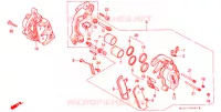 ETRIER DE FREIN AVANT pour Honda VFR 400 DRIVING SCHOOL de 1991