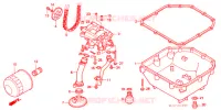 FILTRE A HUILE   CARTER D'HUILE   POMPE A HUILE pour Honda VFR 400 DRIVING SCHOOL de 1991