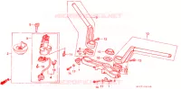GUIDON   TE DE FOURCHE pour Honda VFR 400 DRIVING SCHOOL de 1991