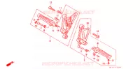 REPOSE PIED pour Honda VFR 400 DRIVING SCHOOL de 1991