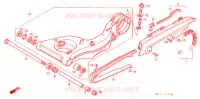 BRAS OSCILLANT pour Honda VFR 400 R3 Without speed warning light de 1990