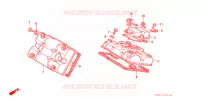 COUVRE CULASSE pour Honda VFR 400 R3 Without speed warning light de 1990