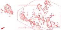 ETRIER DE FREIN AVANT pour Honda VFR 400 R3 Without speed warning light de 1990