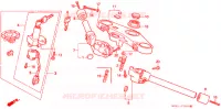 GUIDON   TE DE FOURCHE pour Honda VFR 400 R3 Without speed warning light de 1990