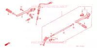 PEDALE pour Honda VFR 400 R3 Without speed warning light de 1990