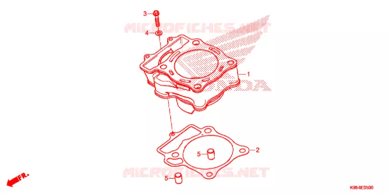 CYLINDRE Honda MOTO 250 CRF 2018  CRF250RJ
