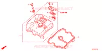 COUVRE CULASSE pour Honda CB 250 R de 2018