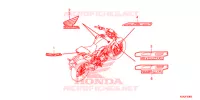 AUTOCOLLANTS pour Honda CB 250 R ABS de 2018