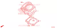 CYLINDRE pour Honda CB 250 R ABS de 2018