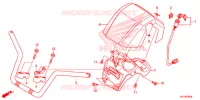 GUIDON pour Honda FOURTRAX 420 RANCHER 4X4 AT DCT IRS EPS CAMO de 2018