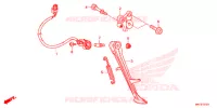 BEQUILLE pour Honda CBR 1000 ABS RED de 2018