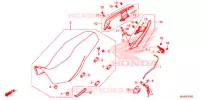 SELLE   POIGNEE ARRIERE pour Honda CB 500 X ABS de 2018