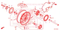 ROUE ARRIERE pour Honda CBR 1000 RR SP de 2018