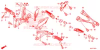 REPOSE PIED pour Honda CBR 1000 RR SP de 2019