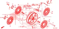 ROUE AVANT pour Honda CBR 1000 RR SP de 2019