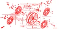 ROUE AVANT pour Honda CBR 1000 RR SP de 2018