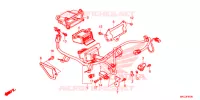 FAISCEAU D'AIRBAG pour Honda GL 1800 GOLD WING PREMIUM RED de 2018