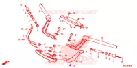 GUIDON   TE DE FOURCHE pour Honda GL 1800 GOLD WING PREMIUM RED de 2018