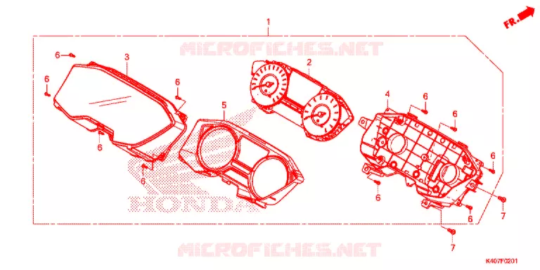 COMPTEUR (NSS125ADK) Honda SCOOTER 125 FORZA 2018  NSS125ADK