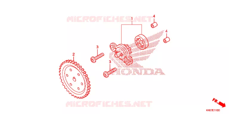 POMPE A HUILE Honda SCOOTER 125 FORZA 2018  NSS125ADK