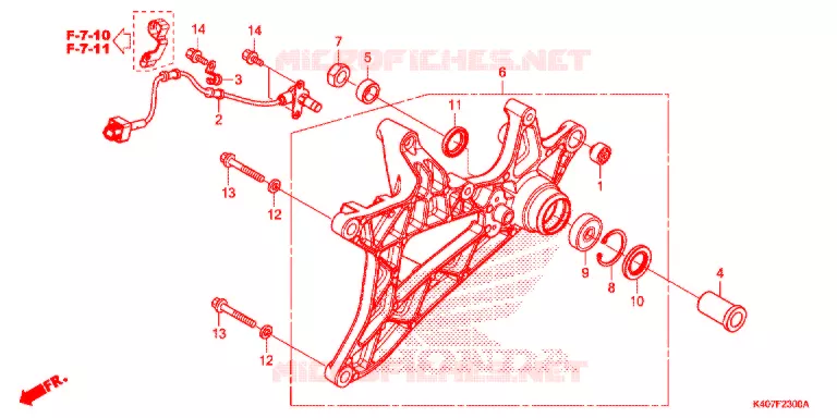 BRAS OSCILLANT Honda SCOOTER 125 FORZA 2018  NSS125ADK