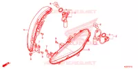 CLIGNOTANT AVANT pour Honda SH 300 I ABS STANDARD de 2018