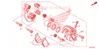 ETRIER DE FREIN ARRIERE pour Honda SH 300 I ABS STANDARD de 2018