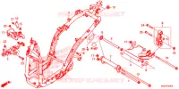 CADRE pour Honda SH 300 I ABS STANDARD de 2018