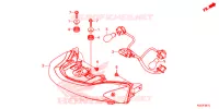 FEUX ARRIERE pour Honda SH 300 I ABS STANDARD de 2018