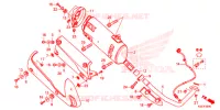 SILENCIEUX D'ECHAPPEMENT pour Honda SH 300 I ABS STANDARD de 2018