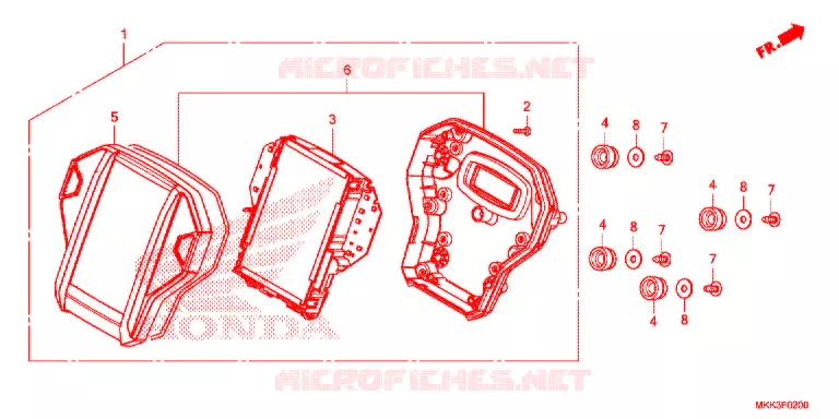 COMPTEUR Honda MOTO 1000 AFRICA-TWIN 2018  CRF1000A2J