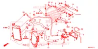 FLEXIBLE DE RADIATEUR/TUYAU D'EAU pour Honda AFRICA TWIN 1000 DCT WHITE de 2018