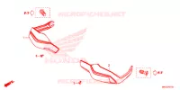 PROTEGES MAINS pour Honda AFRICA TWIN 1000 DCT WHITE de 2018