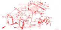FLEXIBLE DE RADIATEUR/TUYAU D'EAU pour Honda AFRICA TWIN 1000 WHITE de 2018