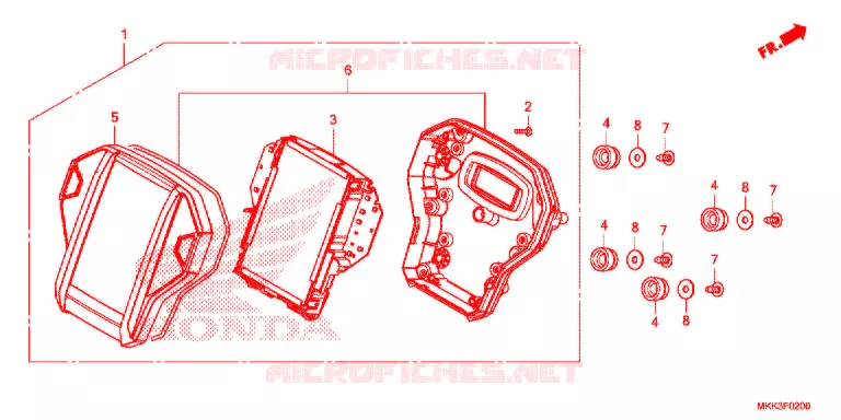 COMPTEUR Honda MOTO 1000 AFRICA-TWIN 2018  CRF1000AJ
