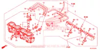 CORPS DE PAPILLON pour Honda CBR 600 RR RED de 2017