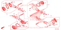 CLIGNOTANT pour Honda CBR 600 RR RED de 2017