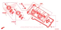 COUVRE CULASSE pour Honda CBR 600 RR RED de 2017