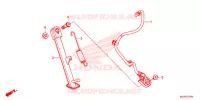 BEQUILLE LATERALE pour Honda CBR 500 R de 2018