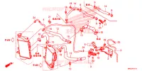 FLEXIBLE DE RADIATEUR/TUYAU D'EAU pour Honda AFRICA TWIN 1000 ADVENTURE DCT de 2018