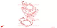 CYLINDRE pour Honda FOURTRAX 500 RUBICON IRS EPS de 2018