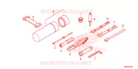 OUTIL pour Honda FOURTRAX 500 RUBICON IRS EPS de 2018