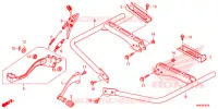 PEDALE   REPOSE PIED pour Honda FOURTRAX 500 RUBICON IRS EPS de 2018